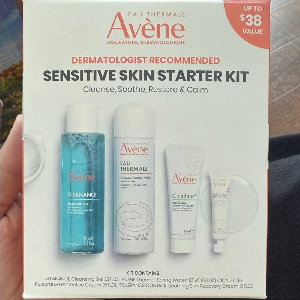 Sensitive Skin Starter Kit - White and Blue